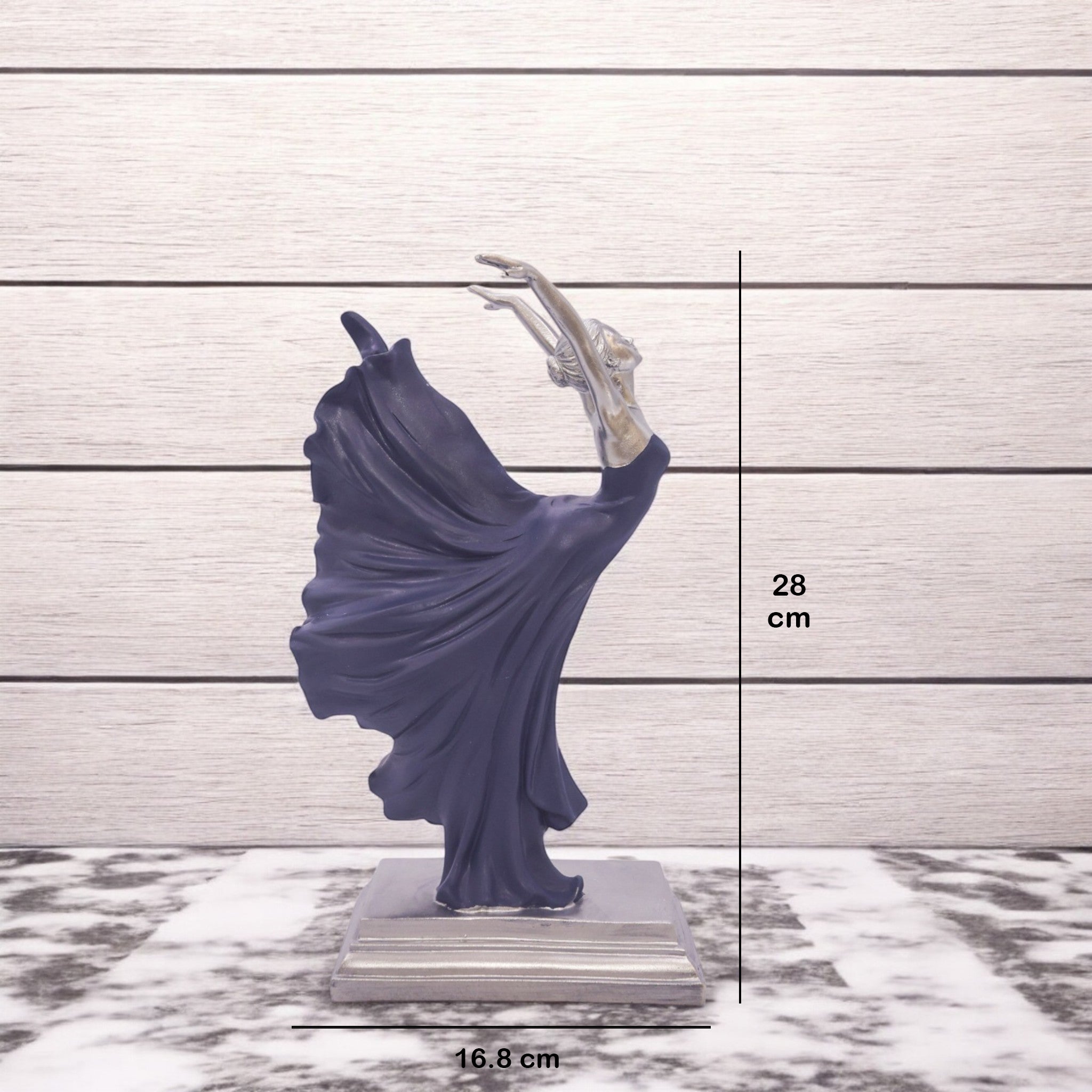 Spinning Ballet Dancer Sculpture | Modern Dance Art | Divine Dekor