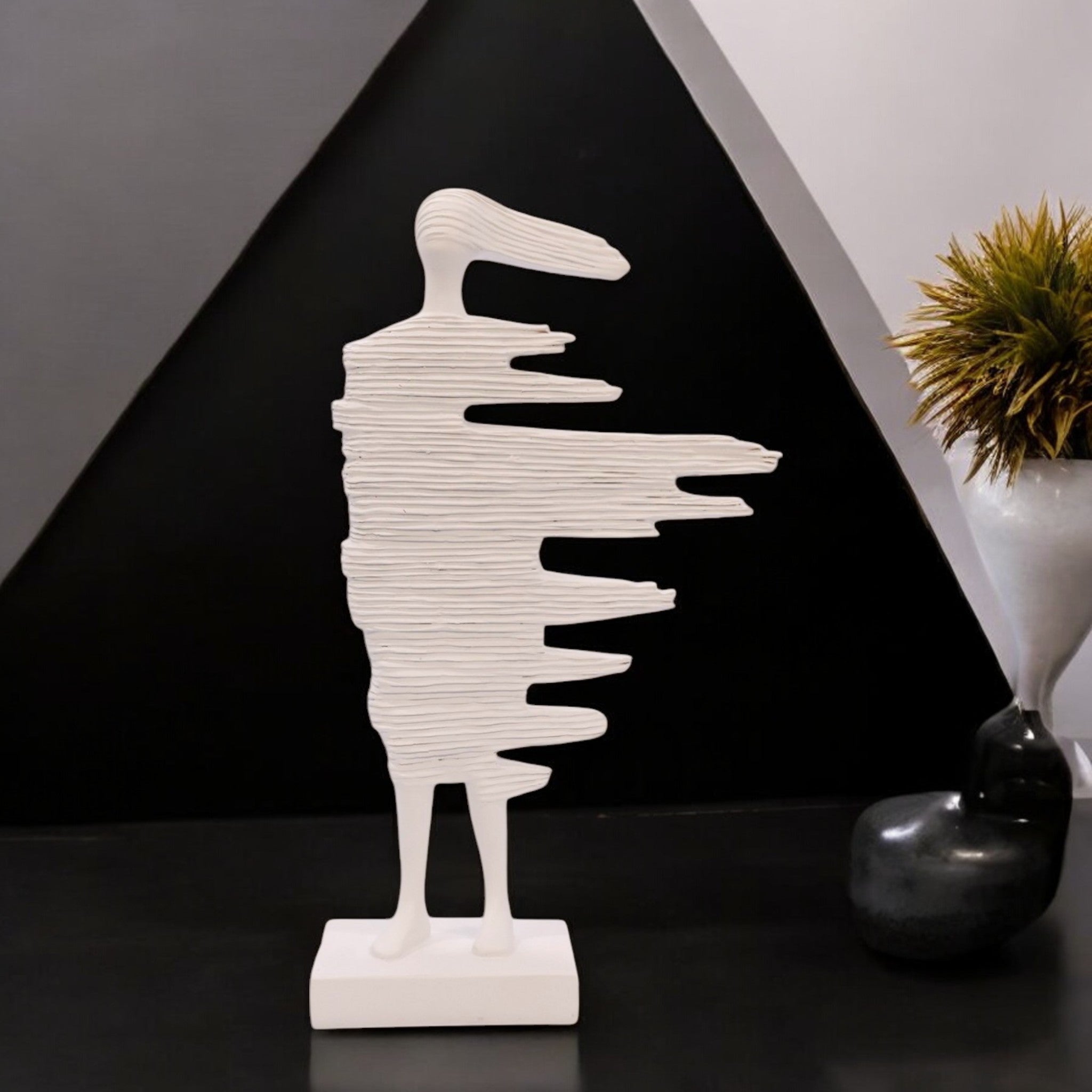 Modern Segmented Figure | Contemporary Abstract Art | Divine Dekor