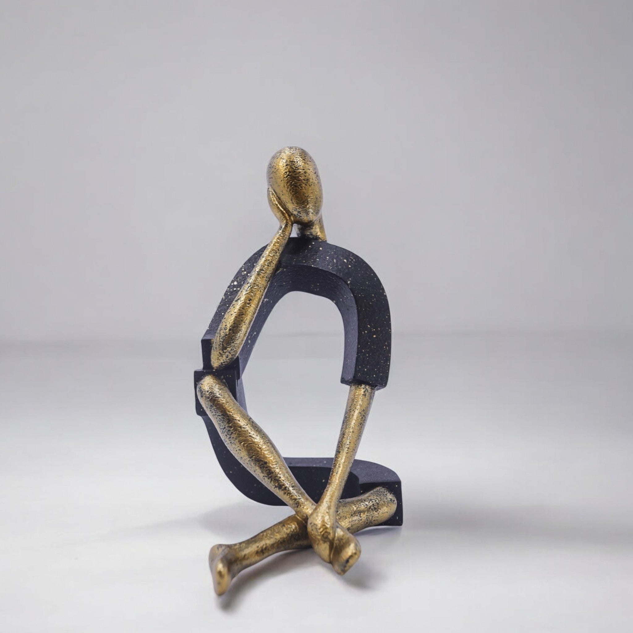 Modern Thinker Sculpture | Contemporary Mindful Art | Divine Dekor