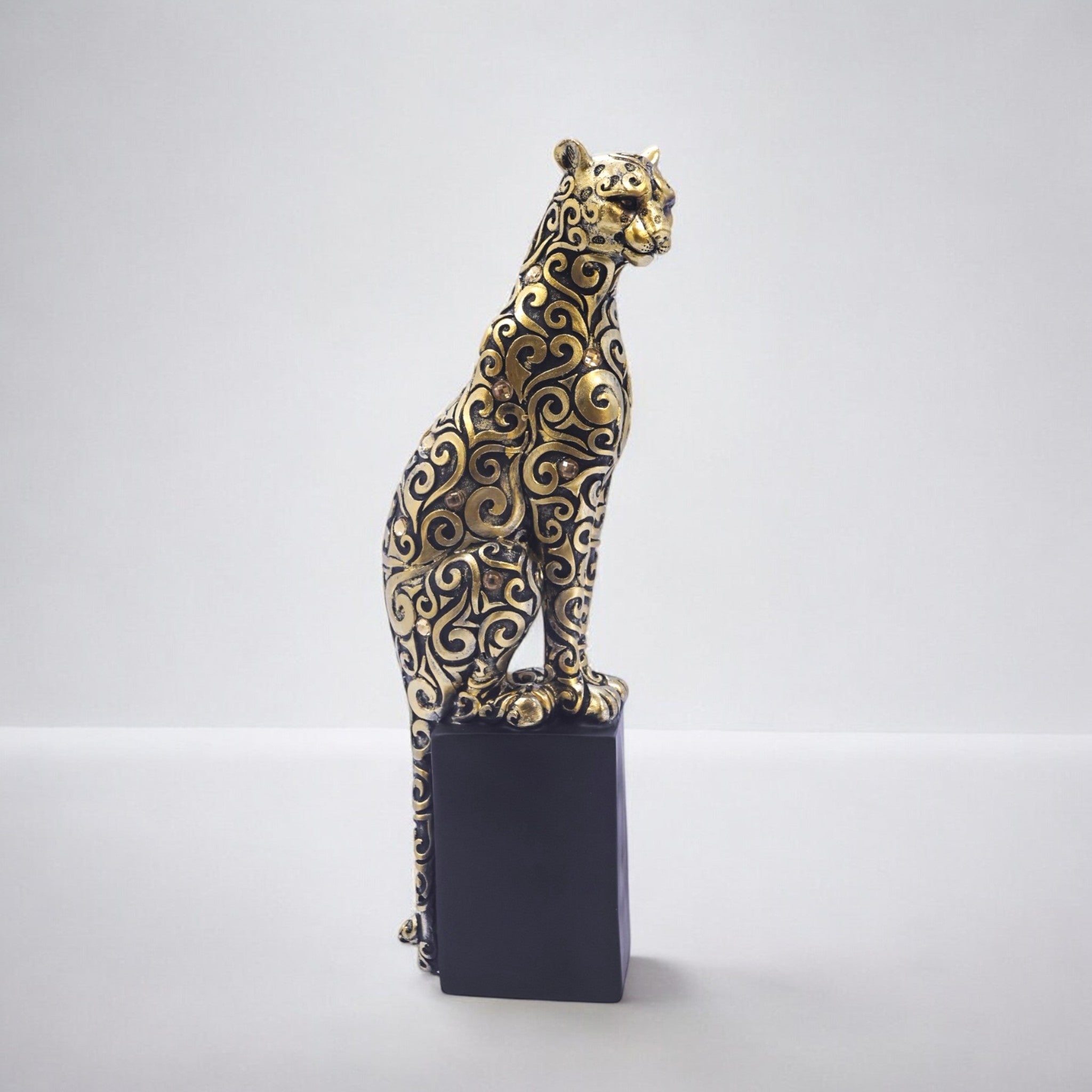 Majestic Golden Leopard | Luxury Pattern Art | Divine Dekor