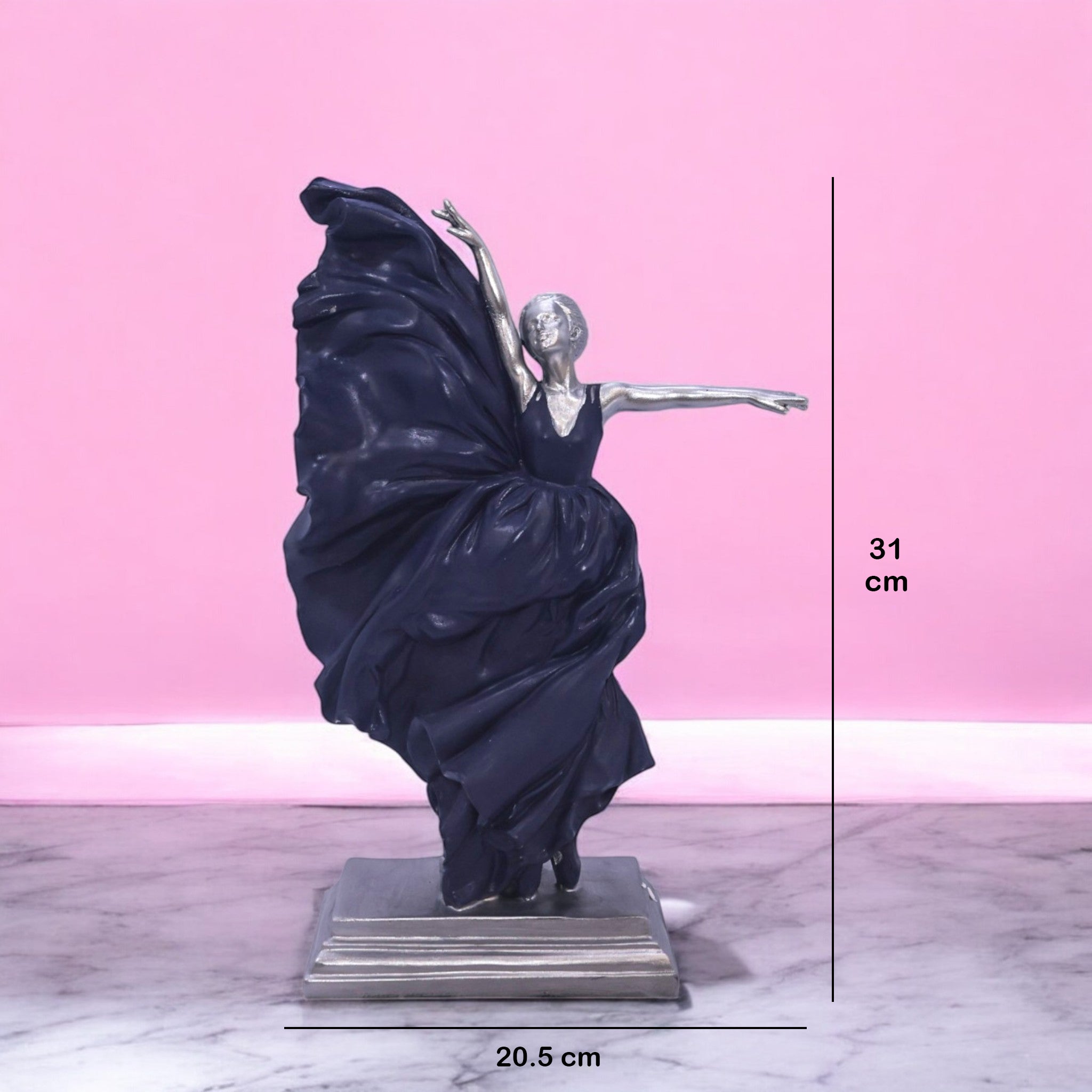 Graceful Ballet Dancer Sculpture | Modern Dance Art | Divine Dekor