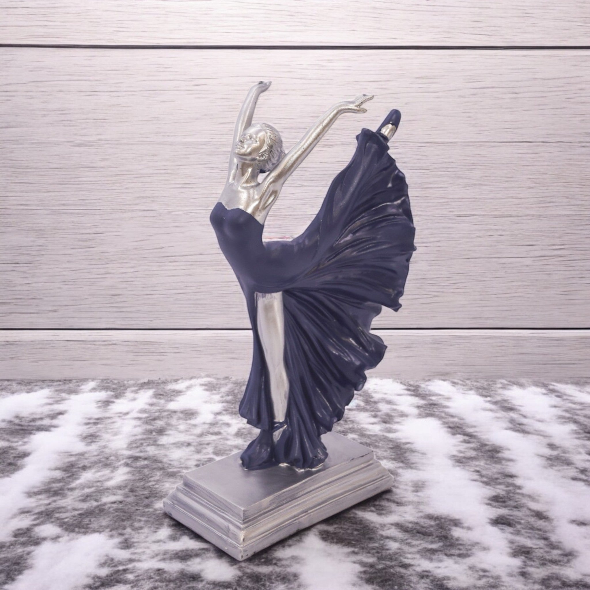 Spinning Ballet Dancer Sculpture | Modern Dance Art | Divine Dekor