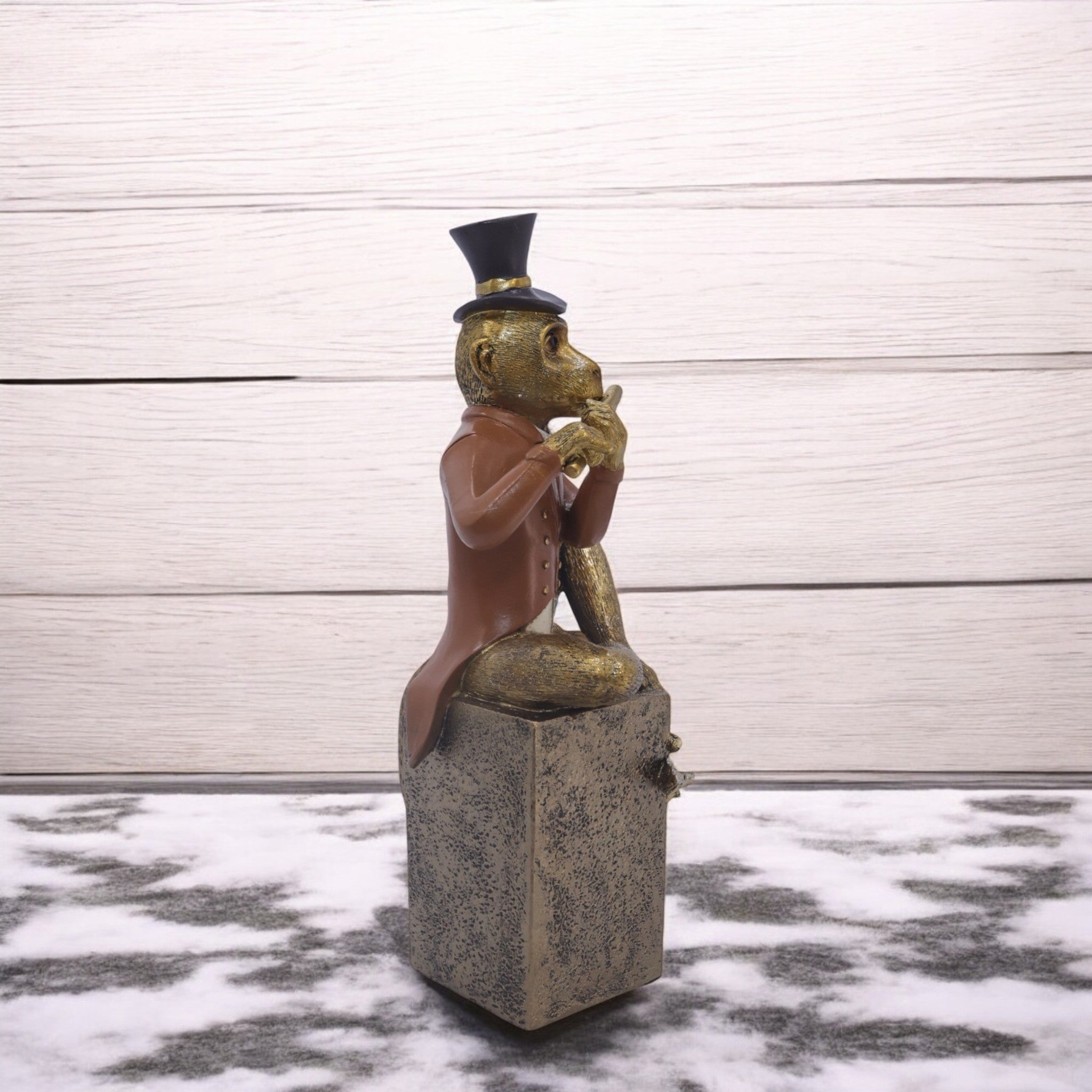 Dapper Monkey Musician | Whimsical Character Art | Divine Dekor