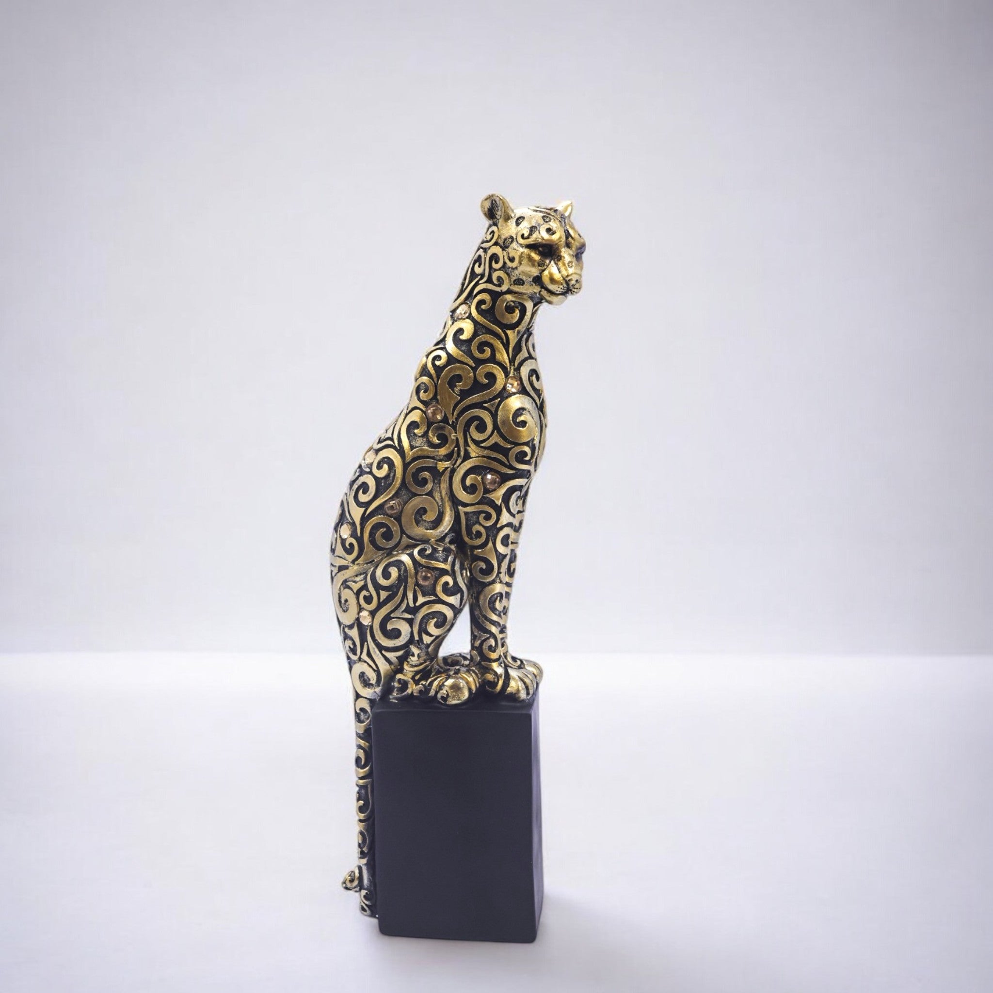 Majestic Golden Leopard | Luxury Pattern Art | Divine Dekor