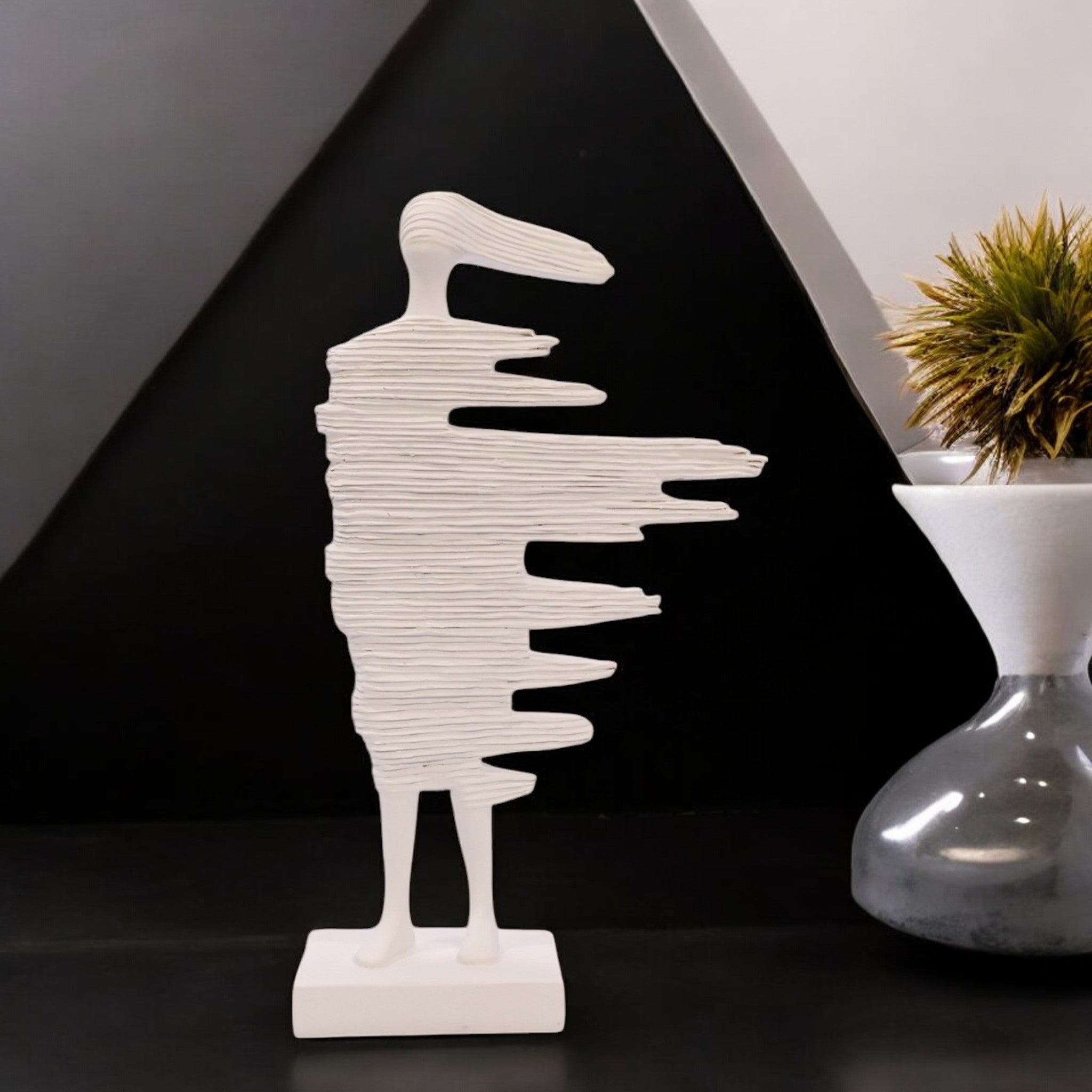 Modern Segmented Figure | Contemporary Abstract Art | Divine Dekor