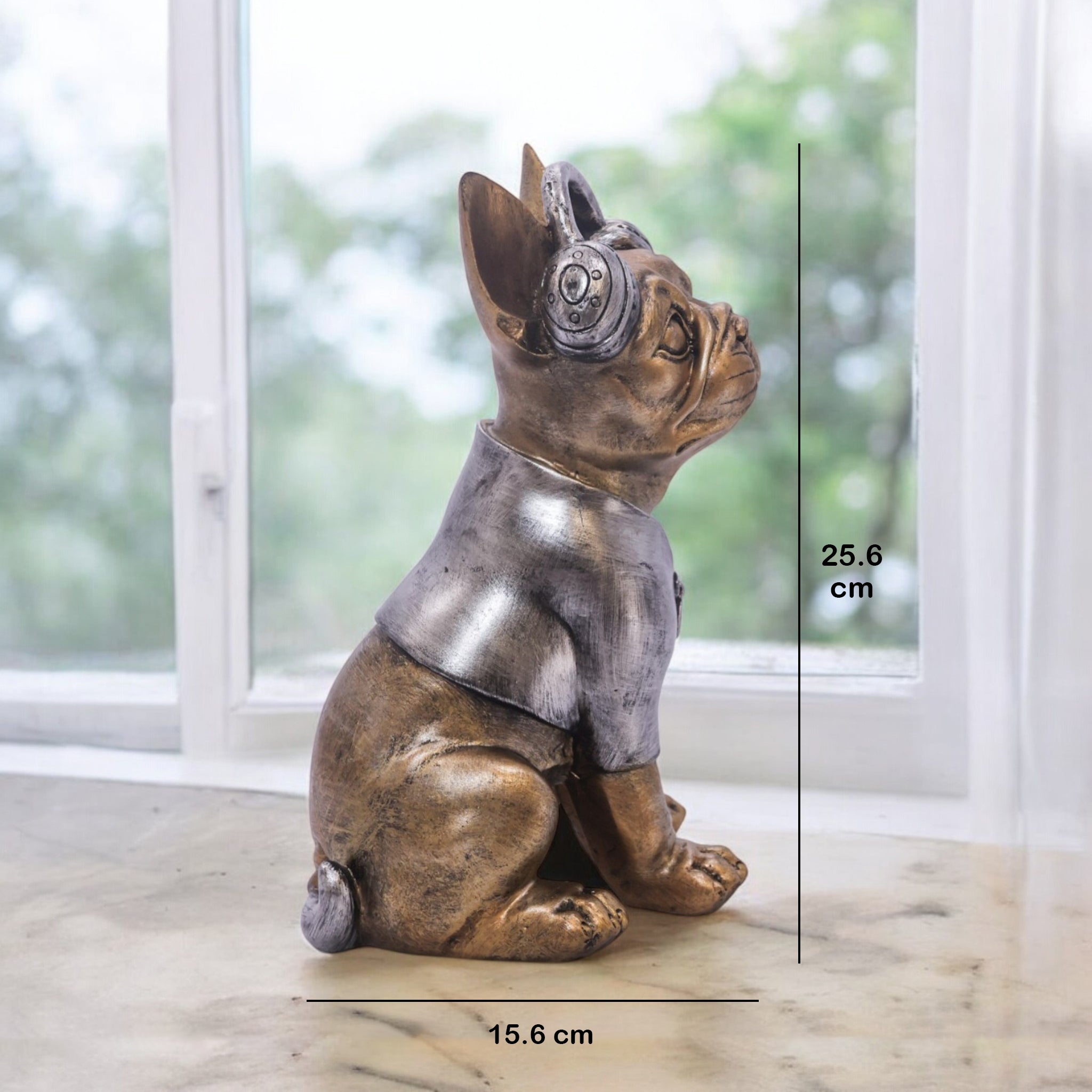 Adorable French Bulldog Sculpture | Pet Lovers Home Decor | Divine Dekor
