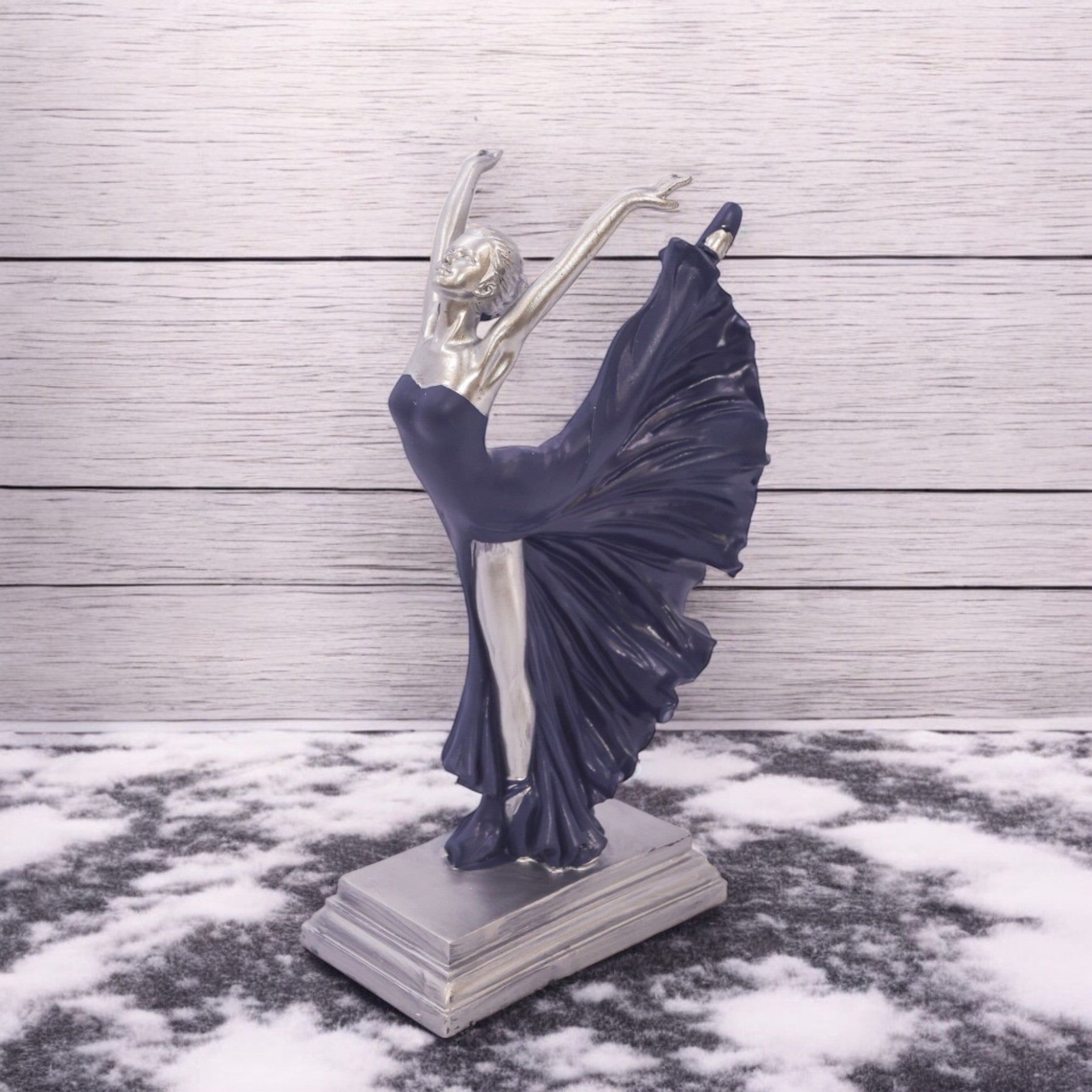 Spinning Ballet Dancer Sculpture | Modern Dance Art | Divine Dekor