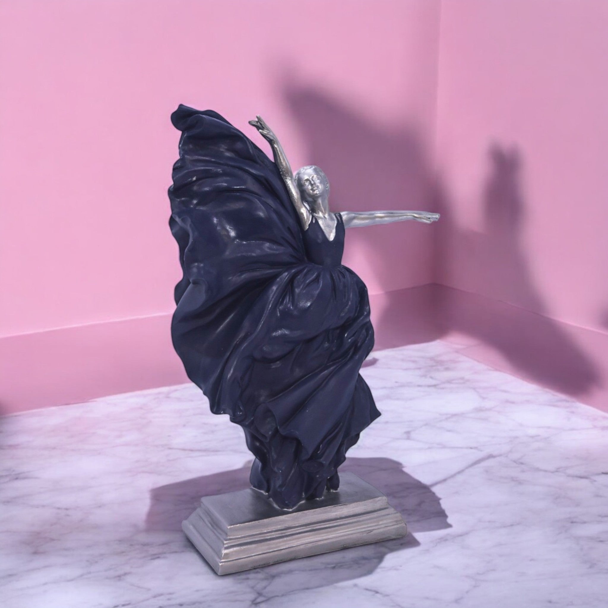Graceful Ballet Dancer Sculpture | Modern Dance Art | Divine Dekor