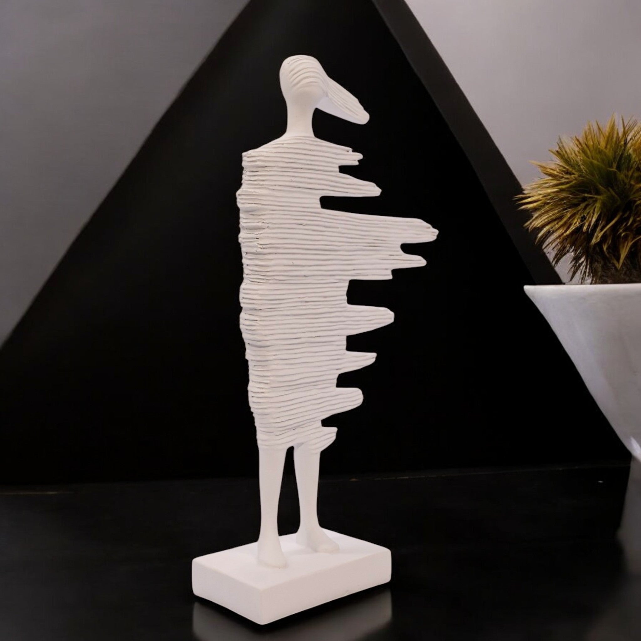 Modern Segmented Figure | Contemporary Abstract Art | Divine Dekor