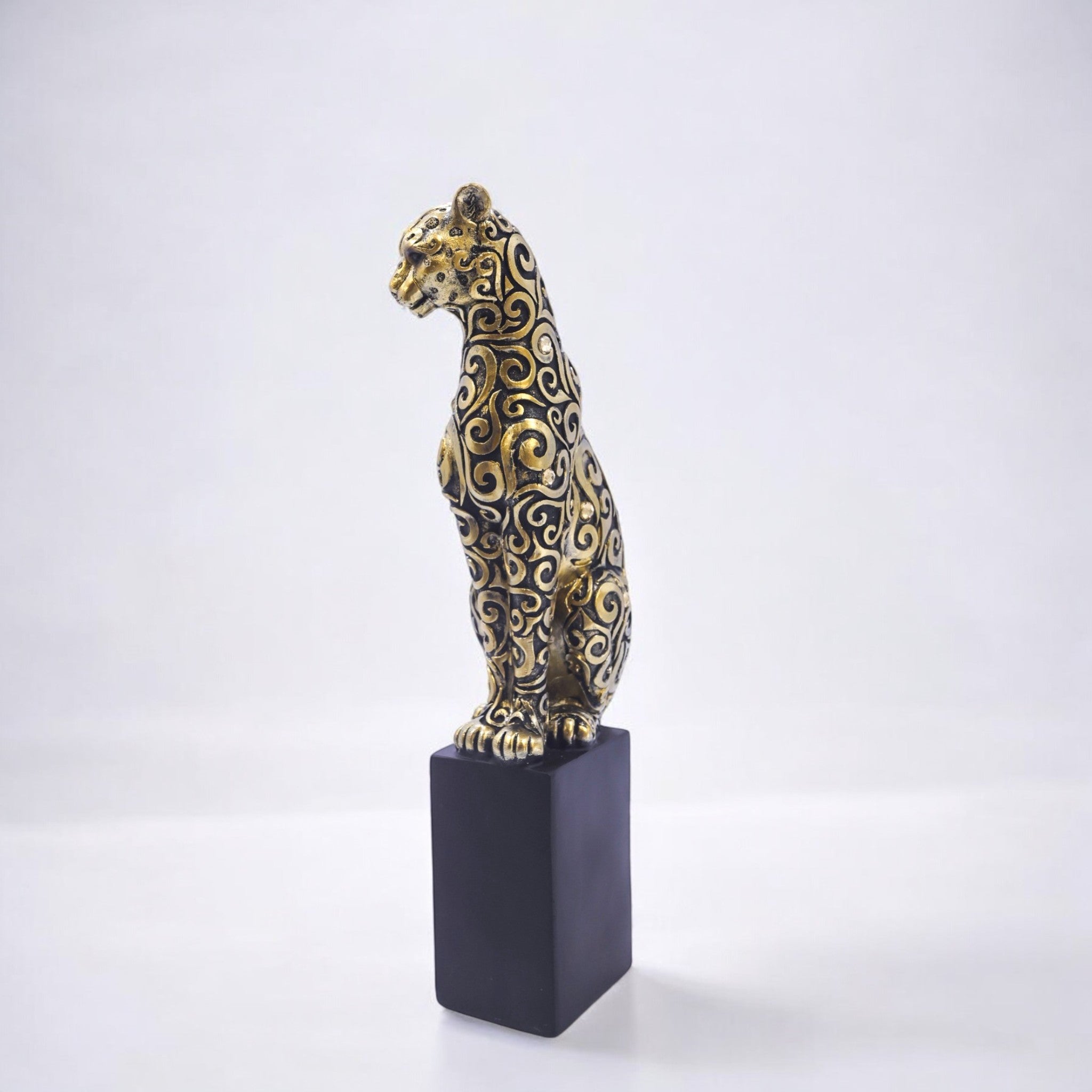 Majestic Golden Leopard | Luxury Pattern Art | Divine Dekor