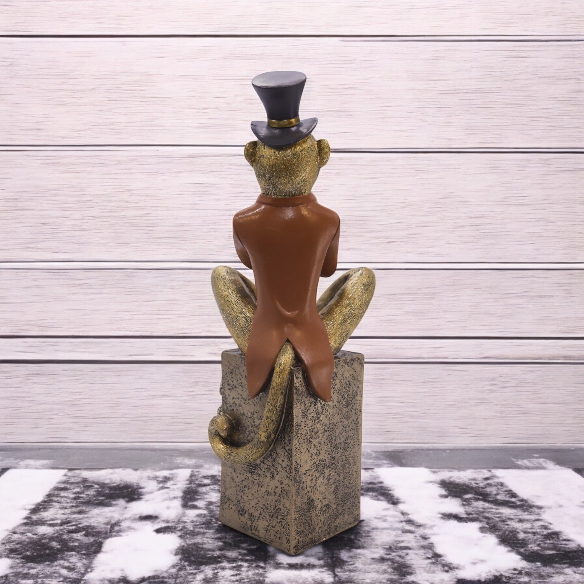 Dapper Monkey Flutist | Whimsical Character Art | Divine Dekor