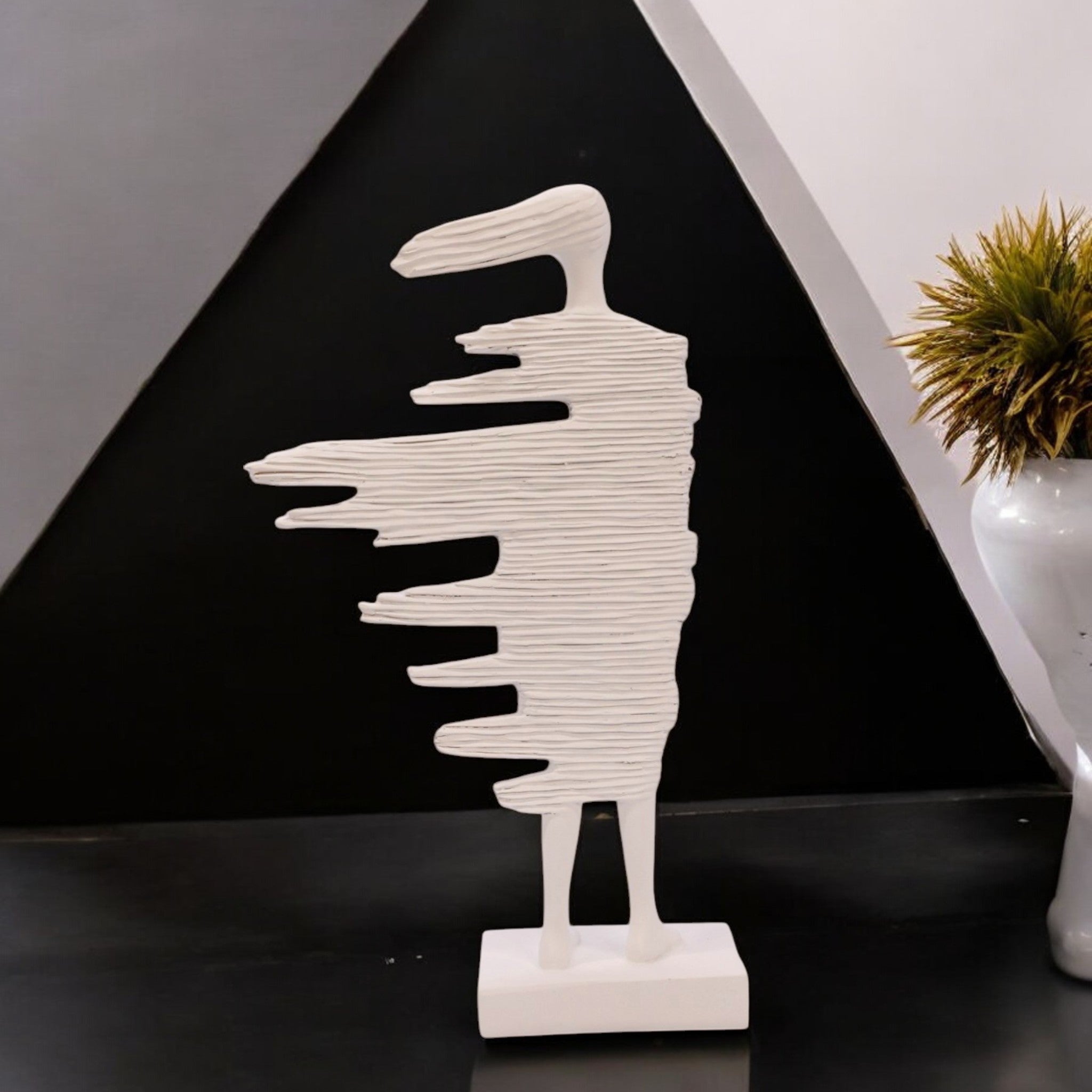 Modern Segmented Figure | Contemporary Abstract Art | Divine Dekor