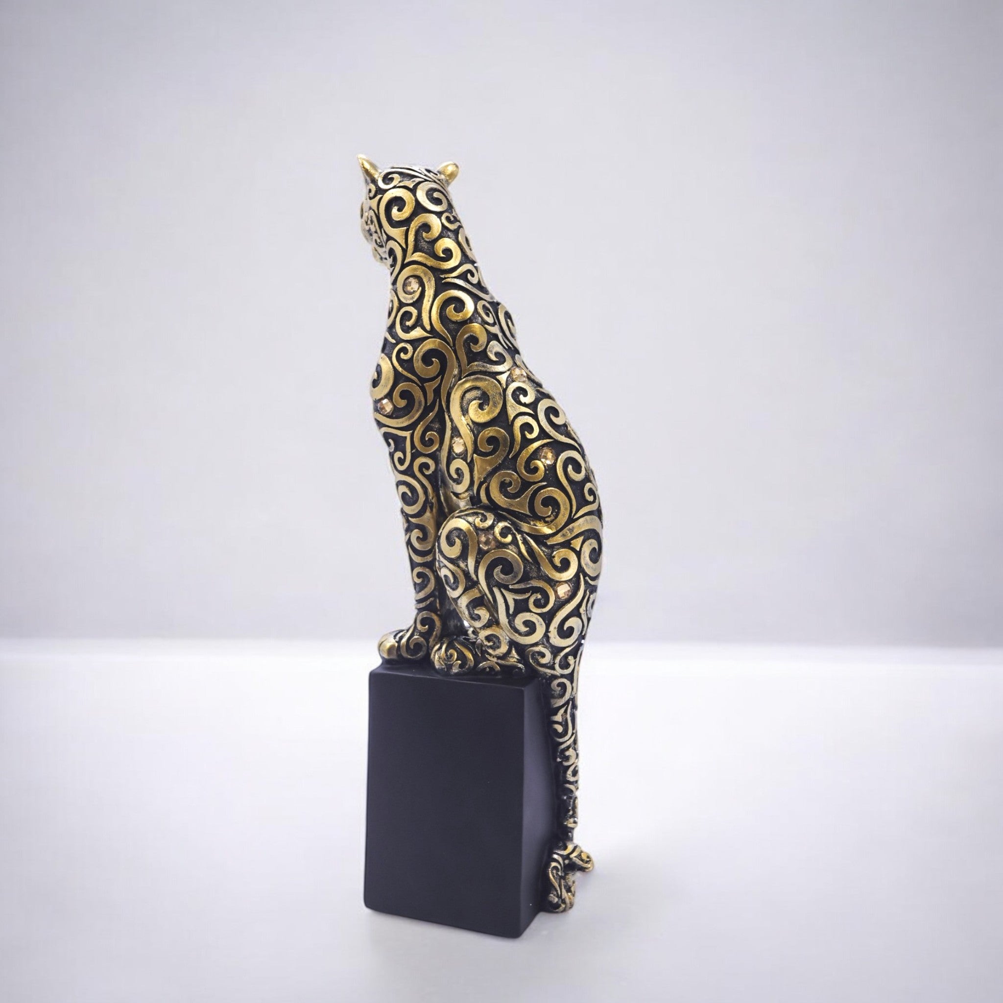 Majestic Golden Leopard | Luxury Pattern Art | Divine Dekor