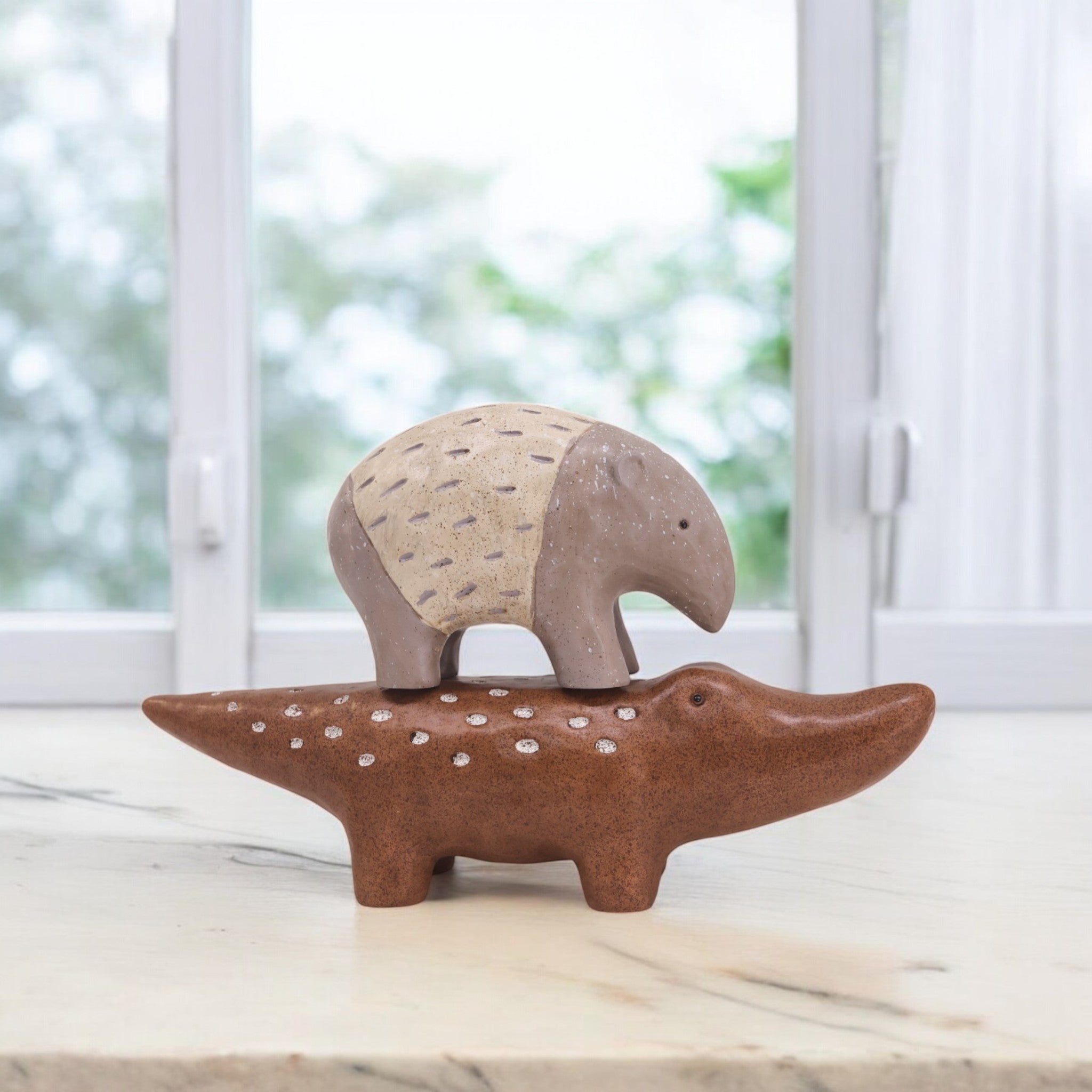 Whimsical Animal Stack | Modern Playful Art | Divine Dekor