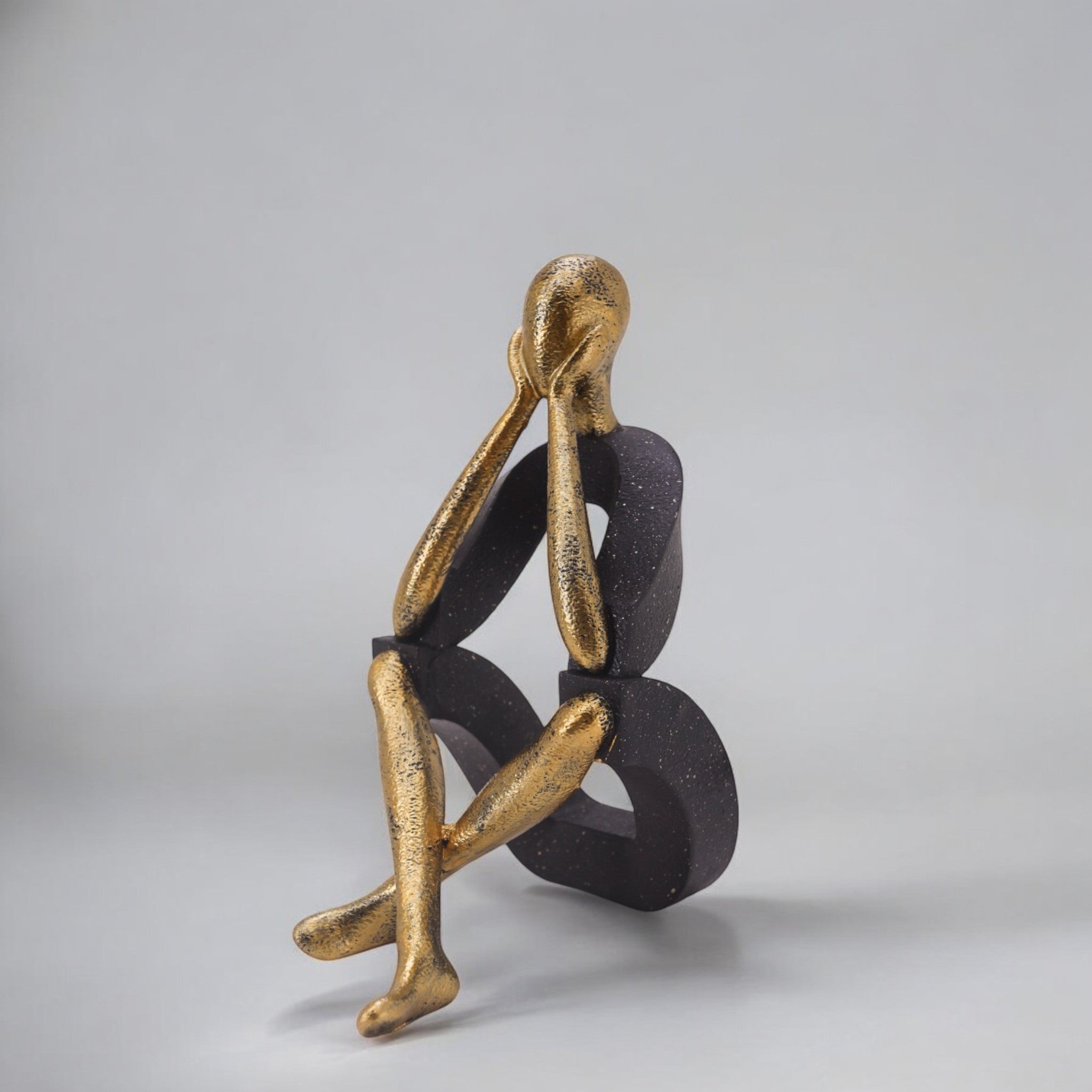 Modern Meditation Figure | Contemporary Zen Art | Divine Dekor