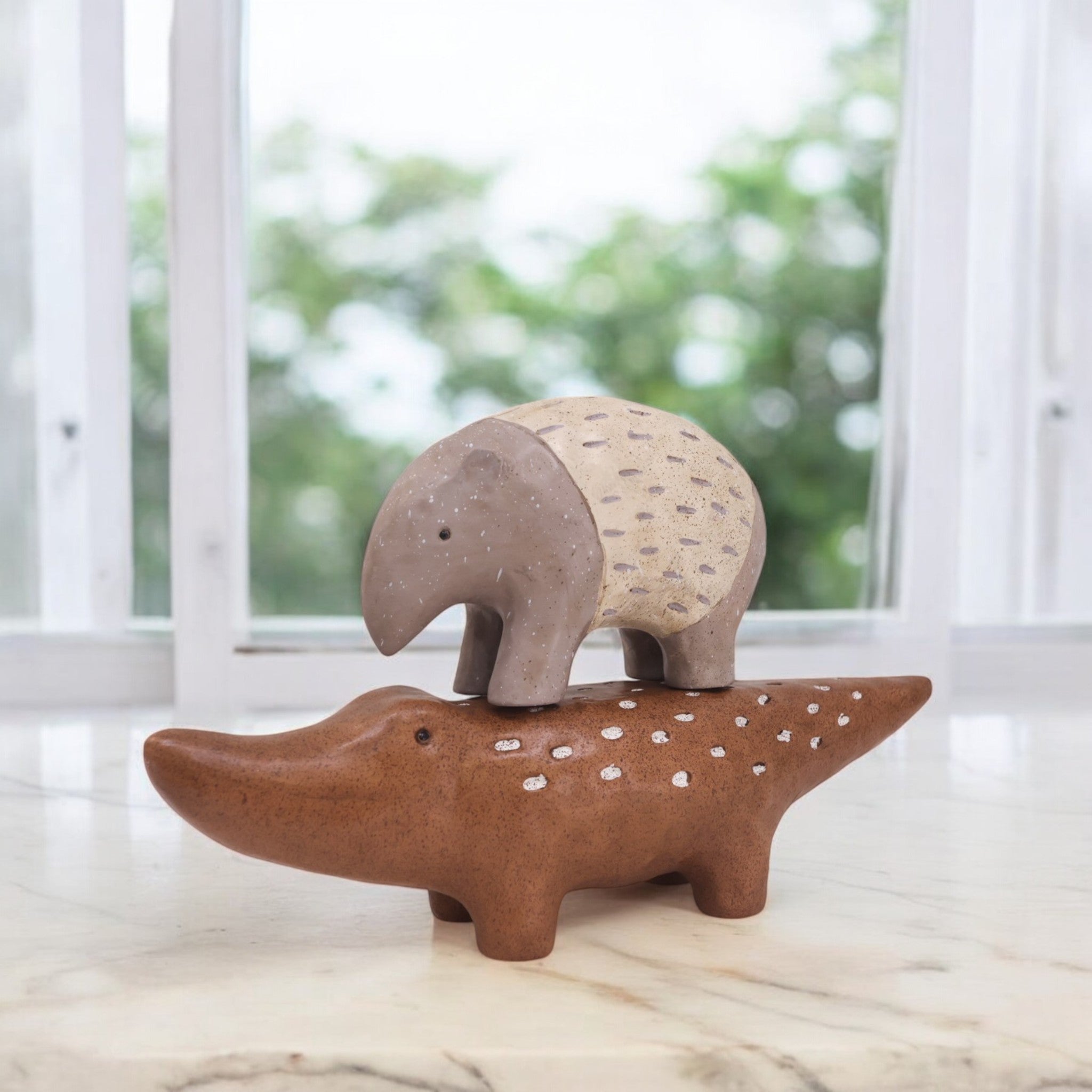 Whimsical Animal Stack | Modern Playful Art | Divine Dekor