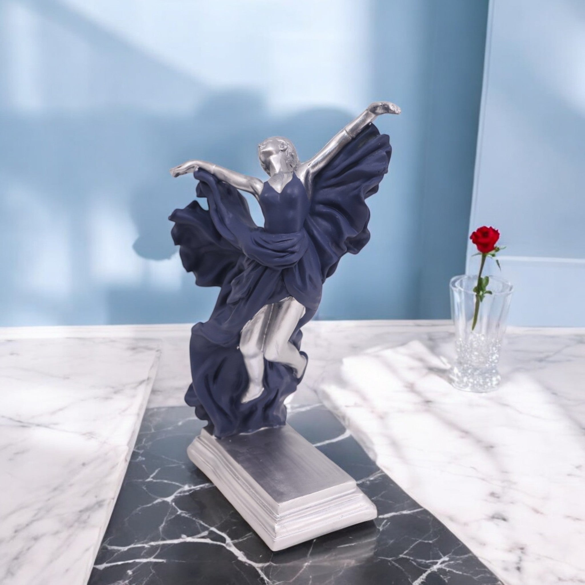 Modern Ballet Dancer Sculpture | Contemporary Dance Art | Divine Dekor